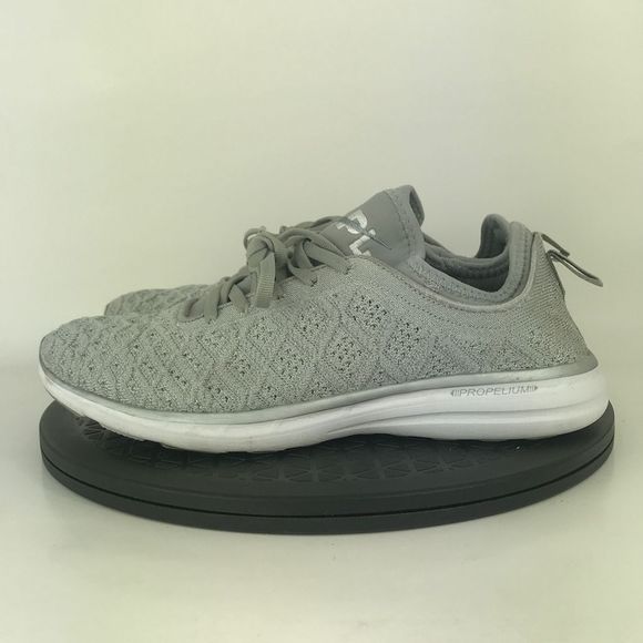 APL Techloom Phantom Gray/Silver Athletic Running Shoes Women's Size 9.5 - Picture 8 of 12